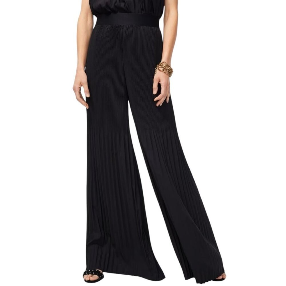 Chico's Black Label Release Pleat Flare Pant - M Reg NWT